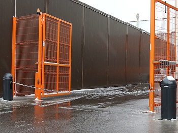 Применение цепного шлагбаума Chain-Barrier-PRO